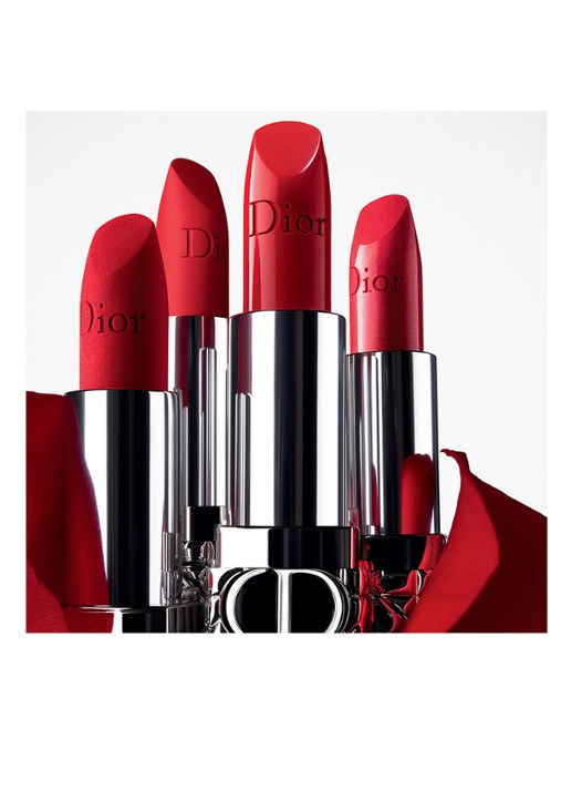 DIOR Rouge Dior navulbare lipstick  - detail 7 fluweel - 886 enigmatic