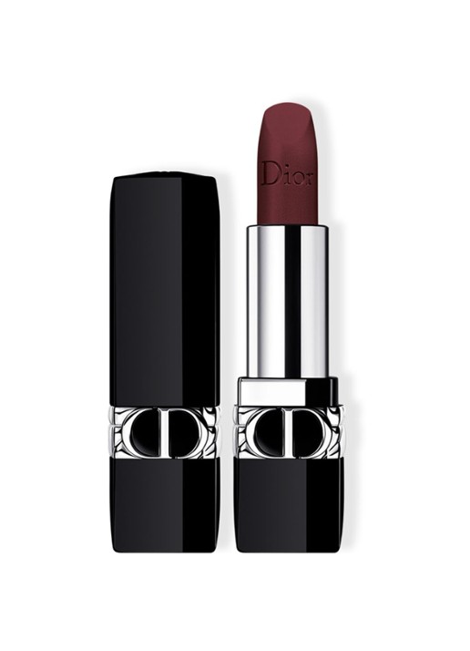 DIOR Rouge Dior navulbare lipstick  - voorkant fluweel - 886 enigmatic