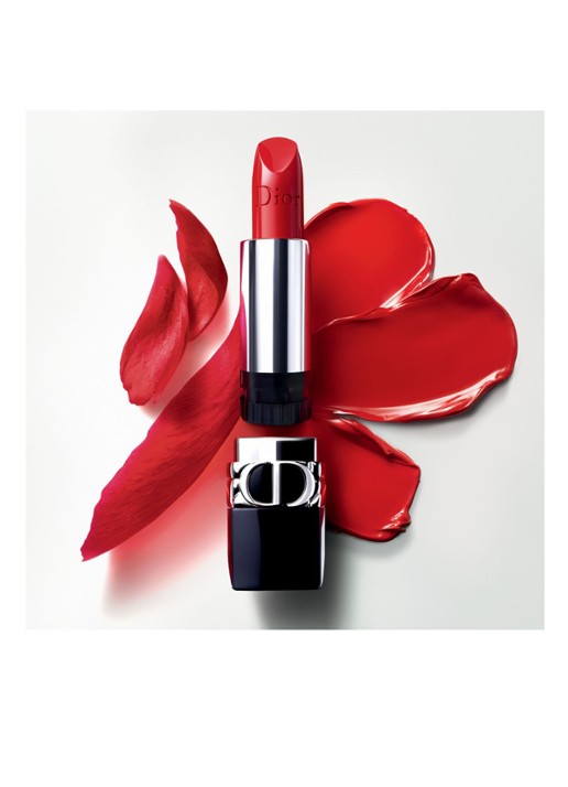 DIOR Rouge Dior navulbare lipstick  - detail 6 mat - 888 strong red