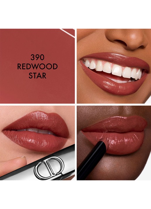 DIOR Rouge Dior On Stage - lipstick - detail 4 390 redwood star