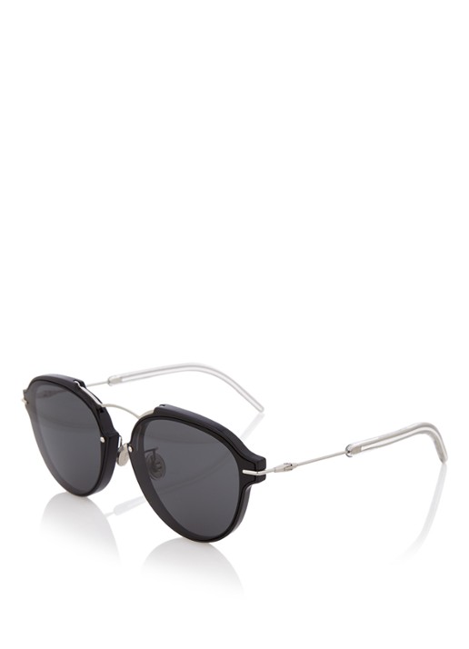 DIOR Zonnebril Eclat 60 B - voorkant 3 zwart
