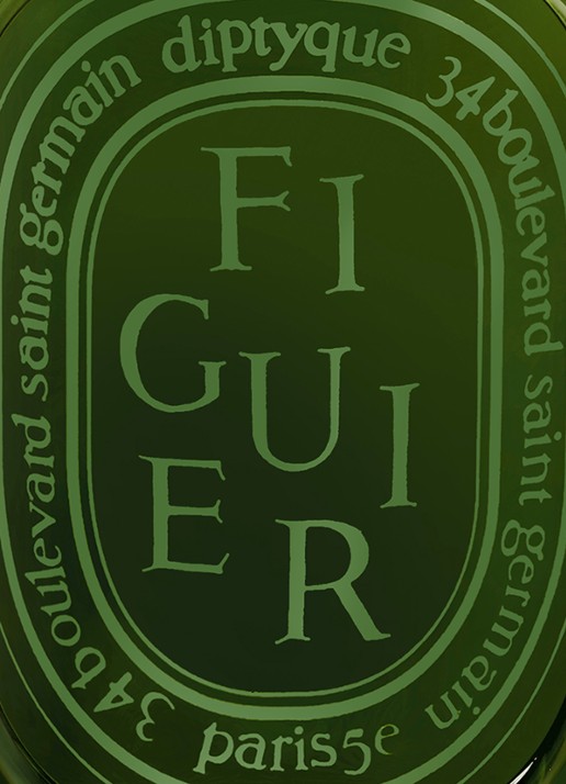 DIPTYQUE Figuier geurkaars 300 gram - achterkant beige