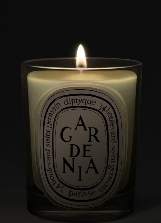 DIPTYQUE Gardenia Classic geurkaars 190 gram - voorkant 4 beige