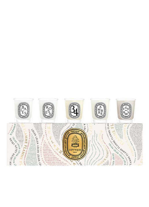 DIPTYQUE Mini Scented Candles Set of 5 - Limited Edition mini geurkaars set  - voorkant undefined