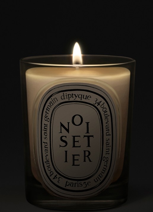 DIPTYQUE Noisetier Classic geurkaars 190 gram - voorkant 4 beige