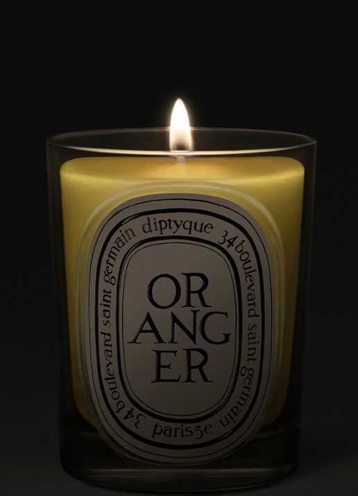 DIPTYQUE Oranger Classic geurkaars 190 gram - voorkant 3 beige