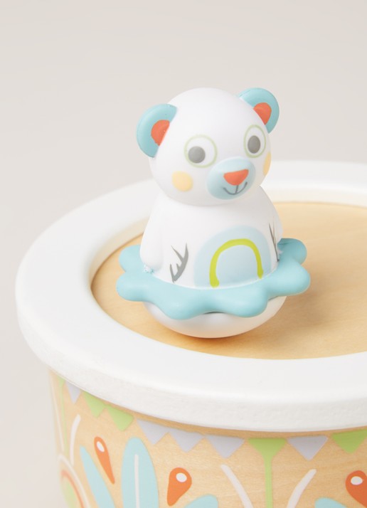 Djeco BabyMusic magnetisch muziekdoosje - detail wit