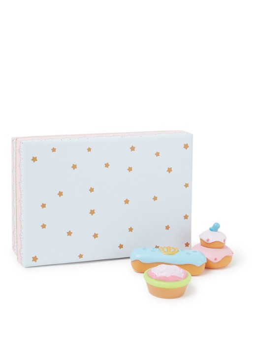 Djeco Prinsessen Cake speelgoed 5-delig - voorkant lichtblauw