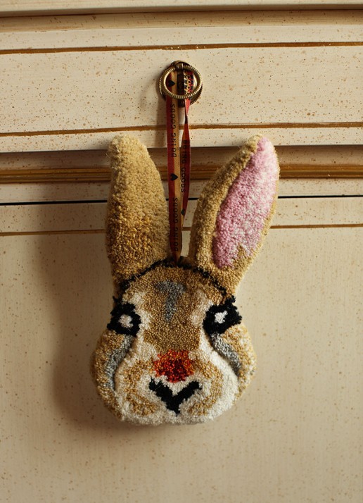 Doing Goods Betty Bunny hanger 26 cm - detail 4 lichtbruin