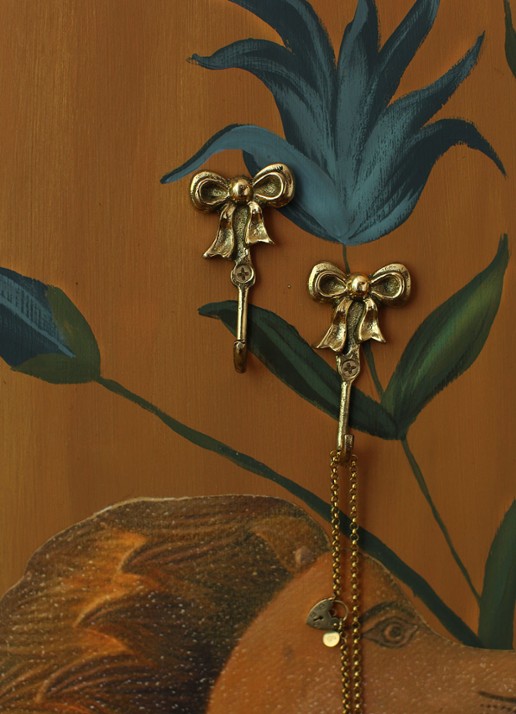 Doing Goods Bowie Bow wandhaak set van 2  - detail 5 goud