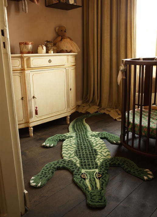 Doing Goods Coolio Crocodile vloerkleed 193 x 88 cm - detail 4 undefined