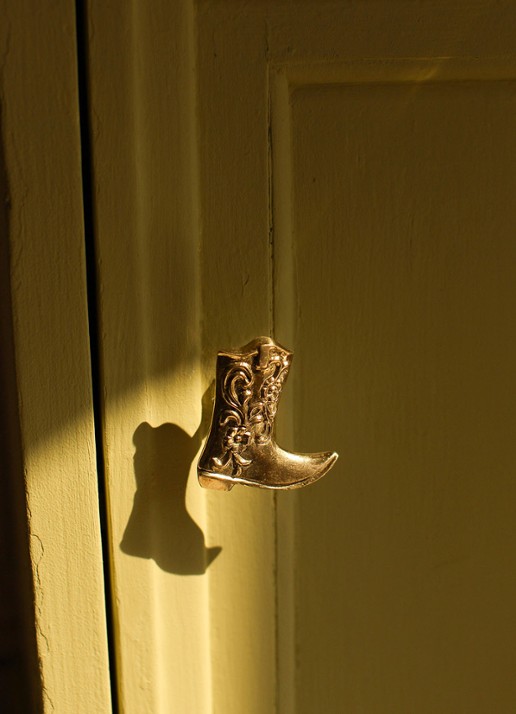 Doing Goods Dallas Boot deurknop 6 cm - voorkant 3 goud
