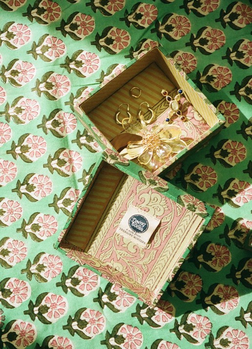Doing Goods Emma doos set van 2 - voorkant 2 groen