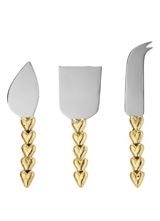 Doing Goods Holly Hart kaasmessenset in giftbox 3-delig - voorkant goud