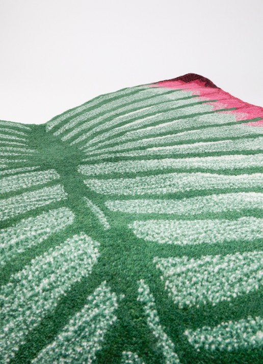 Doing Goods John Derian Olifantsblad vloerkleed - voorkant 2 groen