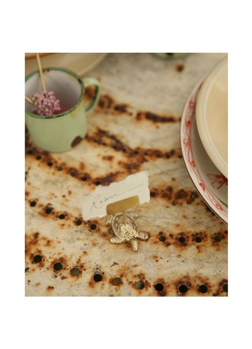 Doing Goods Lily Turtle fotohouder 5,5 cm - voorkant 2 goud