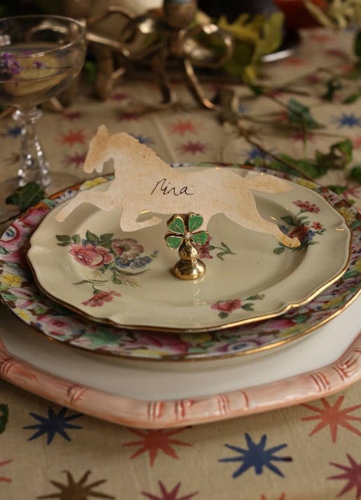 Doing Goods Lucky Clover fotohouder - detail groen