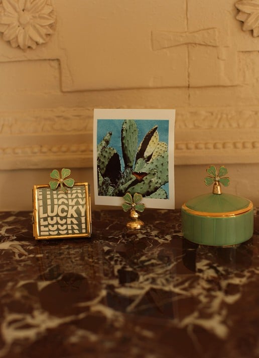 Doing Goods Lucky Clover fotohouder - detail 2 groen