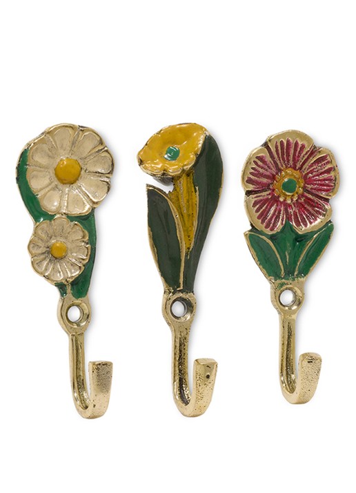 Doing Goods Posy wandhaak 7 cm set van 3 - detail 5 goud