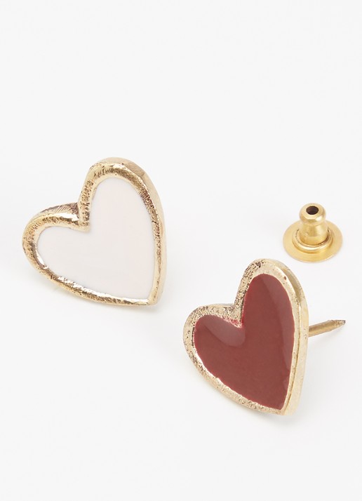 Doing Goods Pyar Heart kaarsenpin set van 2 - detail 2 goud