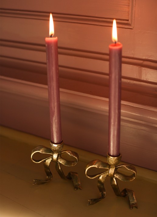 Doing Goods Riley Ribbon kandelaar 10 cm - detail 4 goud