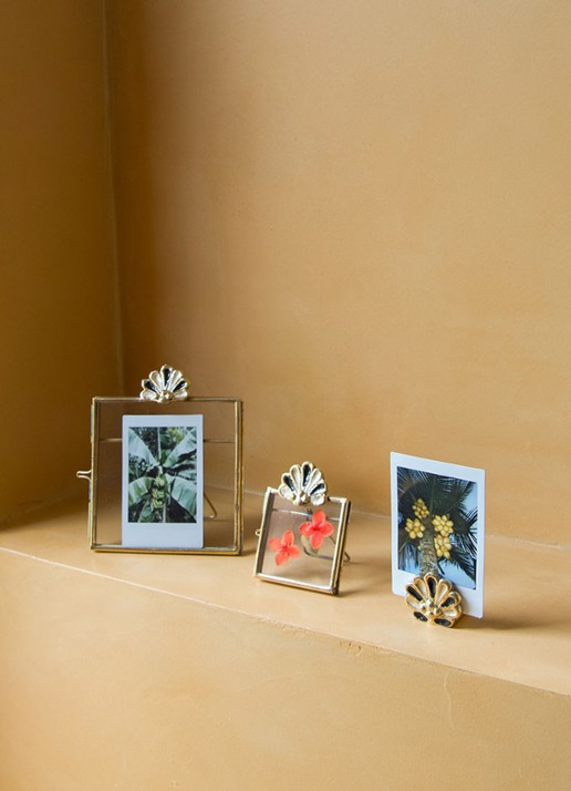 Doing Goods Rosie Roset kaarthouder - voorkant 4 goud