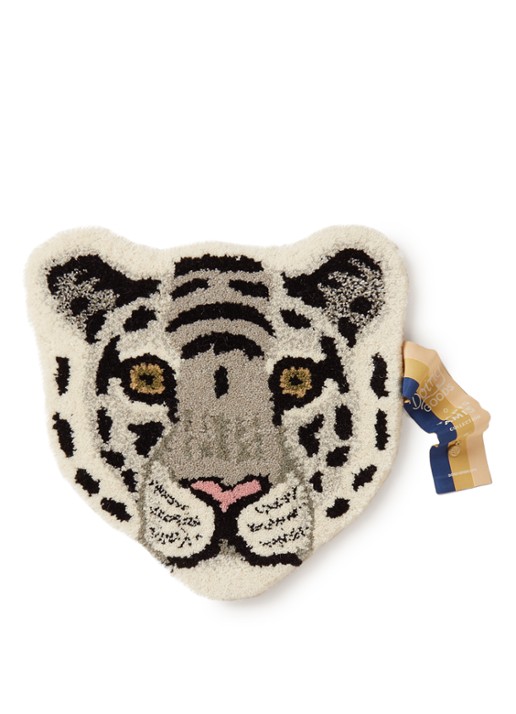 Doing Goods Snowy Tiger kleedje 32 cm - voorkant ivoor