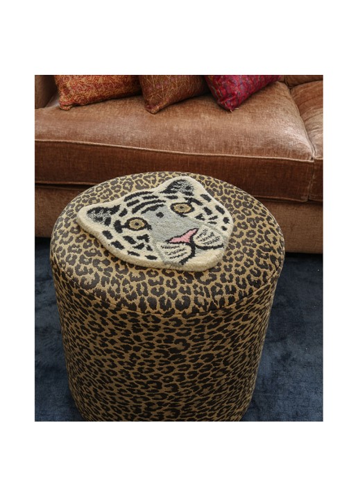 Doing Goods Snowy Tiger kleedje 32 cm - voorkant 2 ivoor