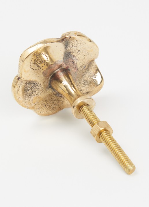 Doing Goods Zoey Flower deur- en kastknop - voorkant 2 goud