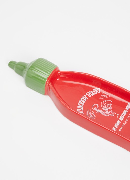 DOIY Sriracha opbergschaal 23,5 x 7,5 cm - voorkant 2 rood