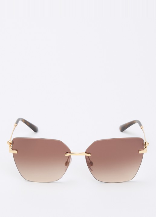 Dolce & Gabbana Butterfly zonnebril DG 2321  - detail 2 bruin