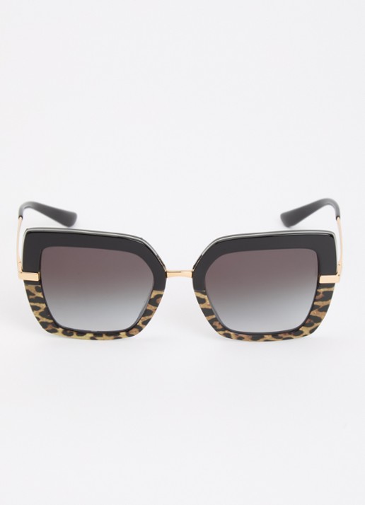 Dolce & Gabbana Butterfly zonnebril DG4373F - detail zwart