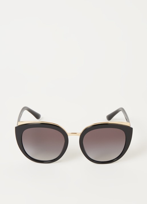 Dolce & Gabbana Butterfly zonnebril DG4383 - voorkant 4 zwart