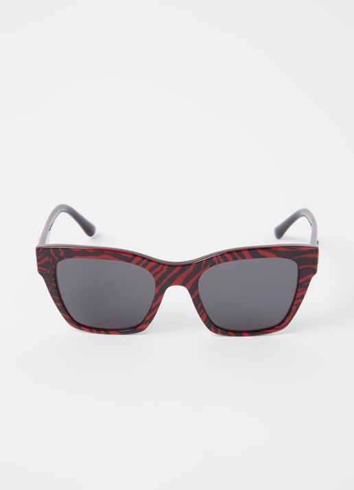 Dolce & Gabbana Butterfly zonnebril DG4384  - voorkant 2 rood
