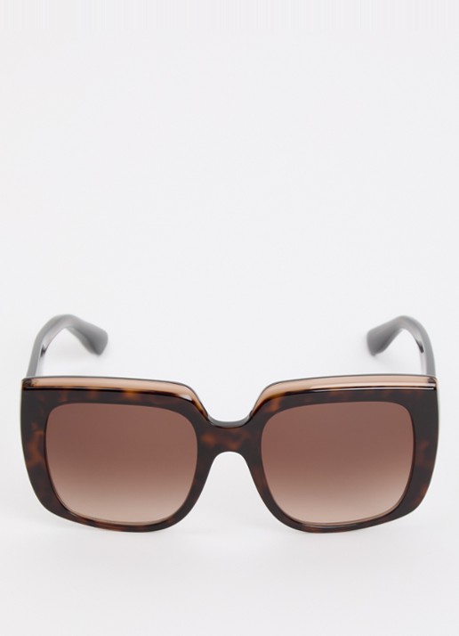 Dolce & Gabbana Butterfly zonnebril DG4414   - detail donkerbruin