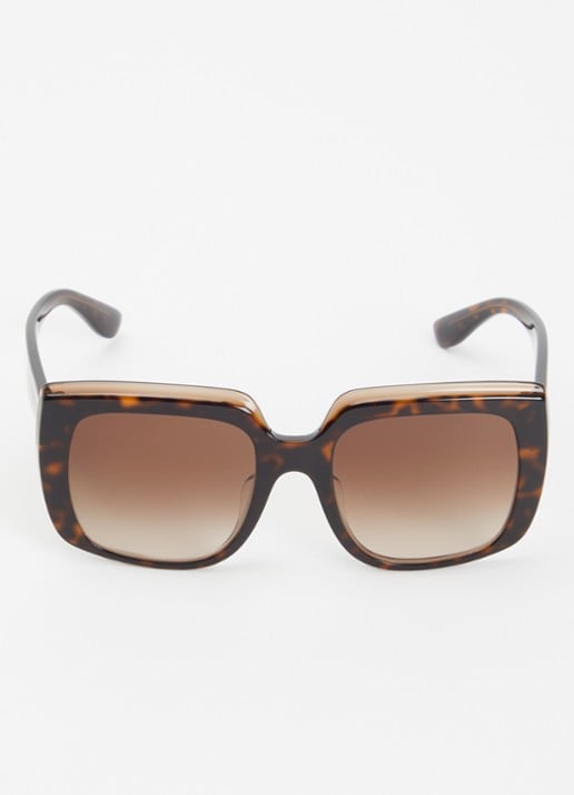 Dolce & Gabbana Butterfly zonnebril DG4414F - detail donkerbruin