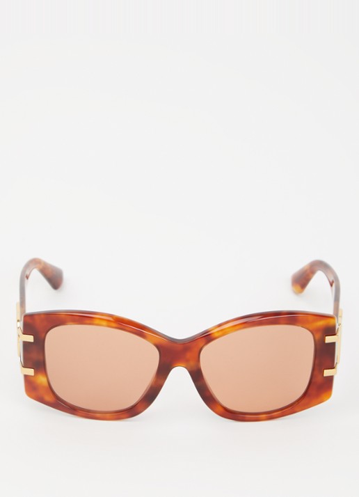 Dolce & Gabbana Butterfly zonnebril DG4501 - detail oranjebruin