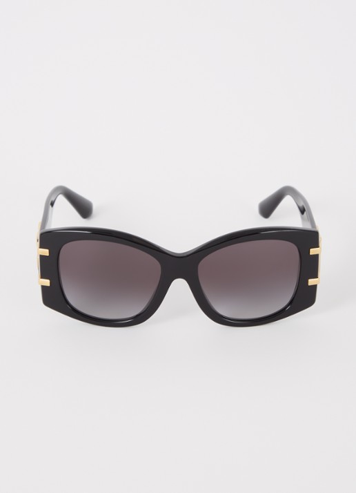 Dolce & Gabbana Butterfly zonnebril DG4501 - detail 2 zwart
