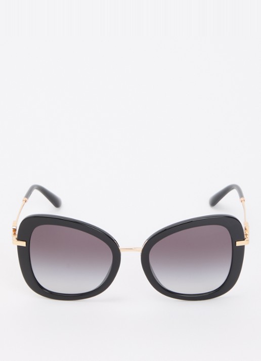 Dolce & Gabbana Butterfly zonnebril DG4535 - detail 2 zwart