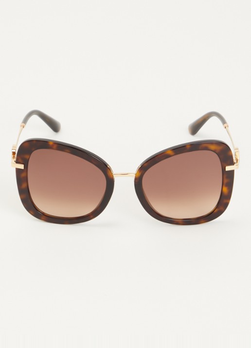 Dolce & Gabbana Butterfly zonnebril DG4535 - detail bruin