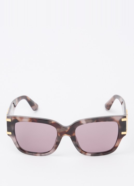 Dolce & Gabbana Butterfly zonnebril DG4563 - detail 2 donkerbruin