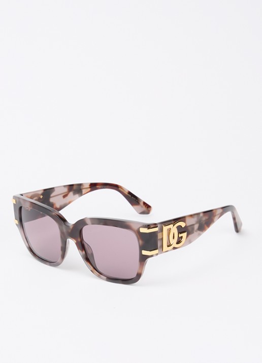 Dolce & Gabbana Butterfly zonnebril DG4563 - voorkant donkerbruin