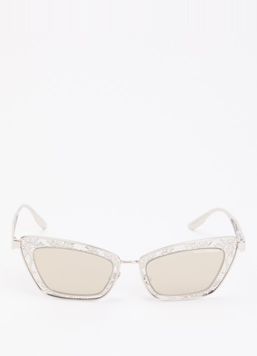 Dolce & Gabbana Cat Eye zonnebril DG2311 - detail zilver