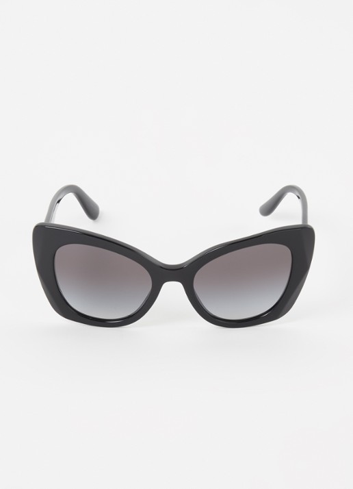 Dolce & Gabbana Cat Eye zonnebril DG4405 - voorkant 4 zwart
