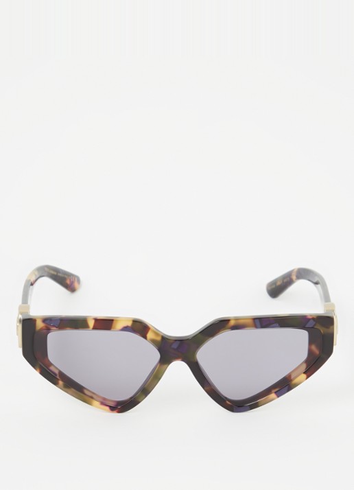 Dolce & Gabbana Cat Eye zonnebril DG4469 - detail donkerbruin