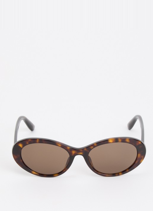 Dolce & Gabbana Cat Eye zonnebril DG4570 - detail 2 donkerbruin