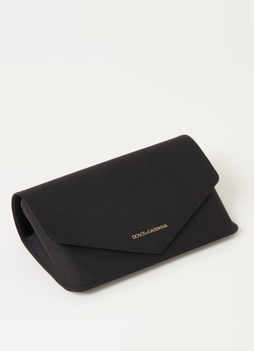 Dolce & Gabbana Cat Eye zonnebril DG6146 - detail 2 zwart