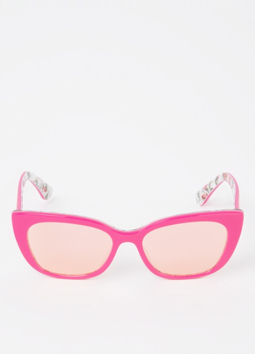 Dolce & Gabbana Cat Eye zonnebril DX4427 - detail 2 roze