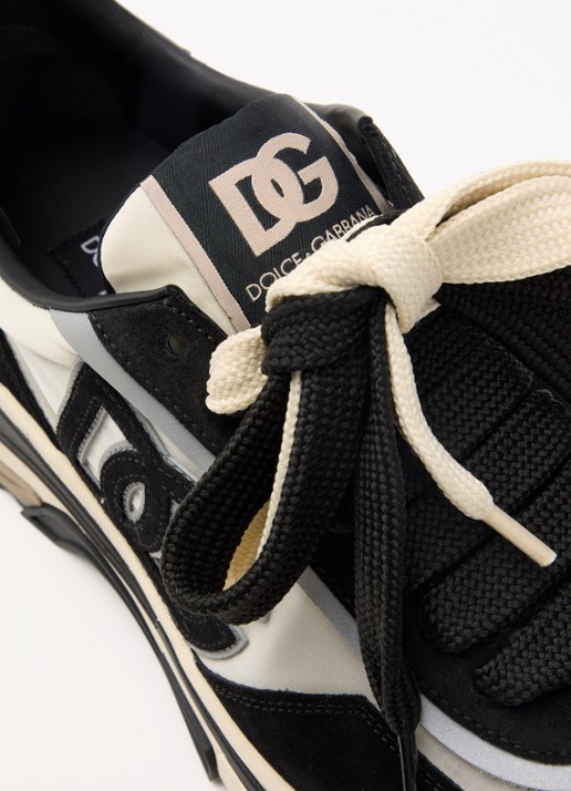 Dolce & Gabbana Country sneaker met details kalfssuède - detail 6 zwart