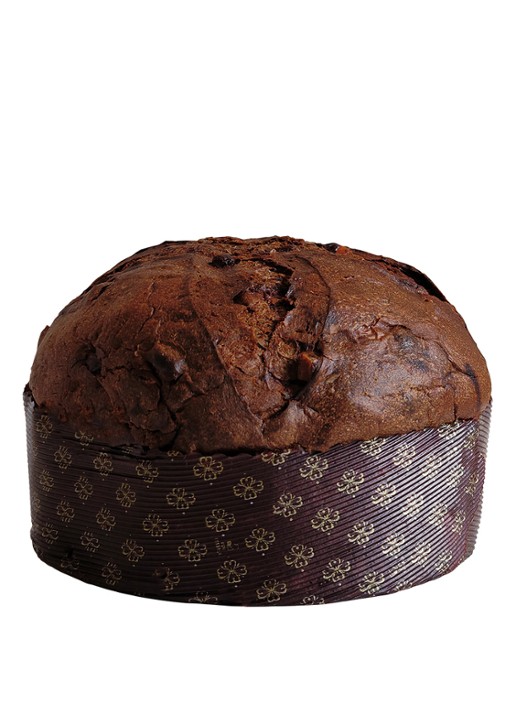 Dolce & Gabbana Fiasconaro cacao panettone met gekonfijte sinaasappel en chocolade in bewaarblik 1 kg - voorkant 2 undefined